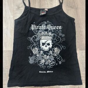 skull tank top
